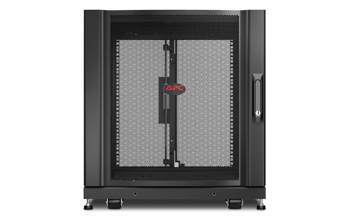 APC NetShelter SX – 19" Netzwerkschrank 12U, IP20, abschliessbar, 600 × 900 × 658 mm, schwarz