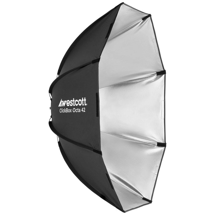Westcott ClickBox Octa 42 Softbox – 42" (1067 × 464 mm) – Nylon, Schwarz