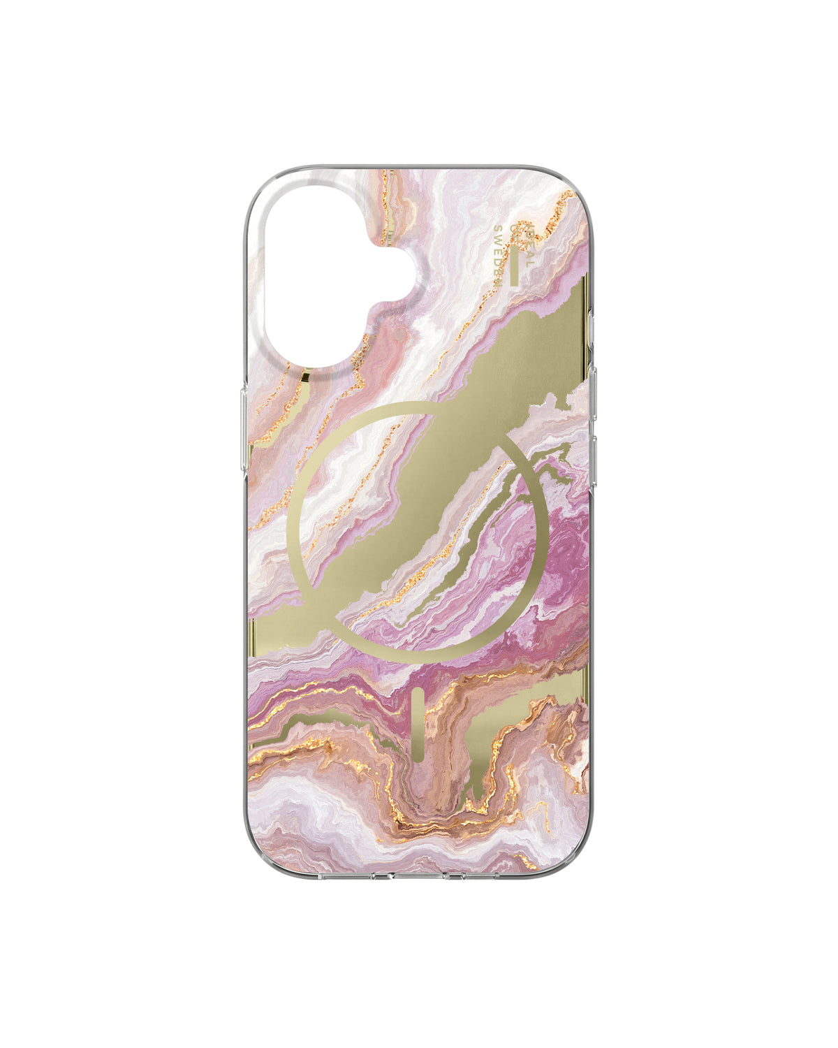 iDeal of Sweden Mirror Case – Backcover – für Apple iPhone 16, MagSafe, Kunststoff, Agate Halo
