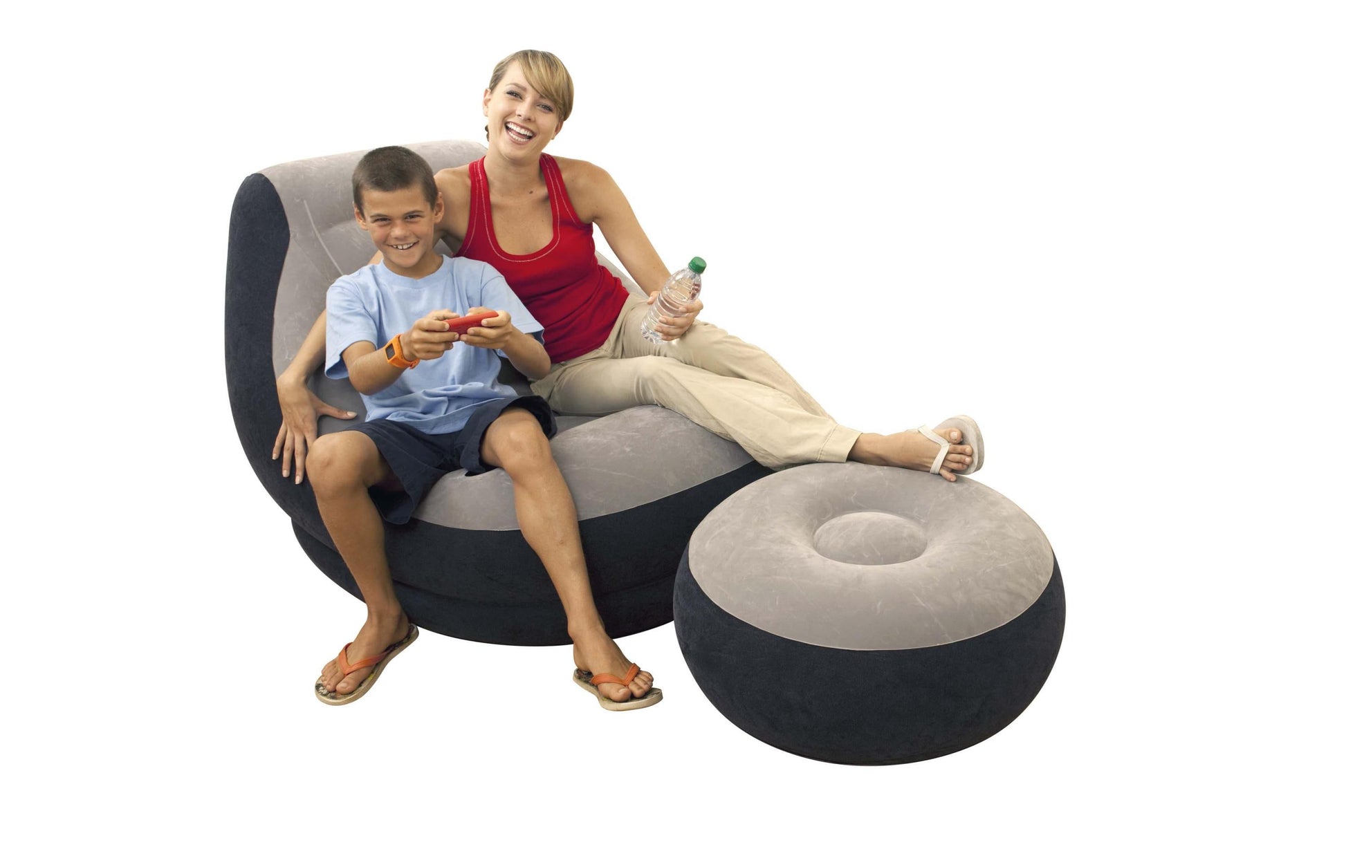 Intex Ultra Lounge 68564NP Beistelltisch – 137 × 102 × 79 cm – Vinyl – Grau