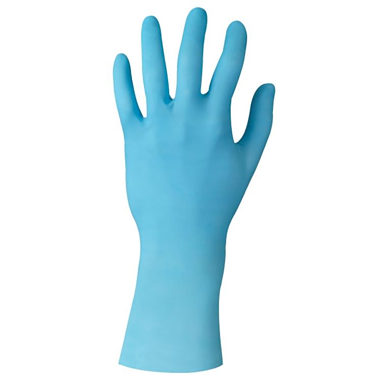 Ansell Einweghandschuhe Nitril, TouchNTuff 92-665 – M (7,5–8), 100 Stück – Hellblau, puderfrei