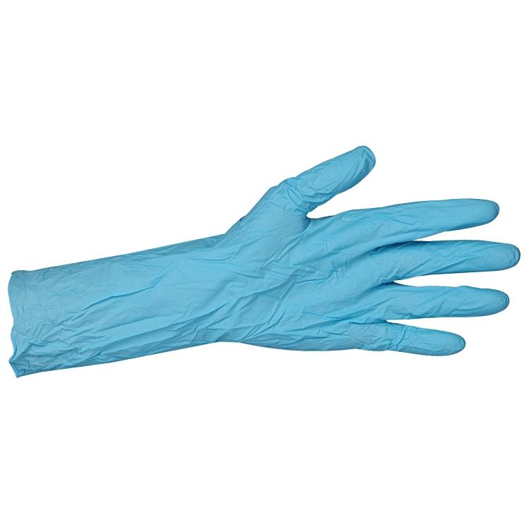 Ansell Einweghandschuhe Nitril, TouchNTuff 92-665 – XL, 100 Stück – Hellblau, Länge 30 cm