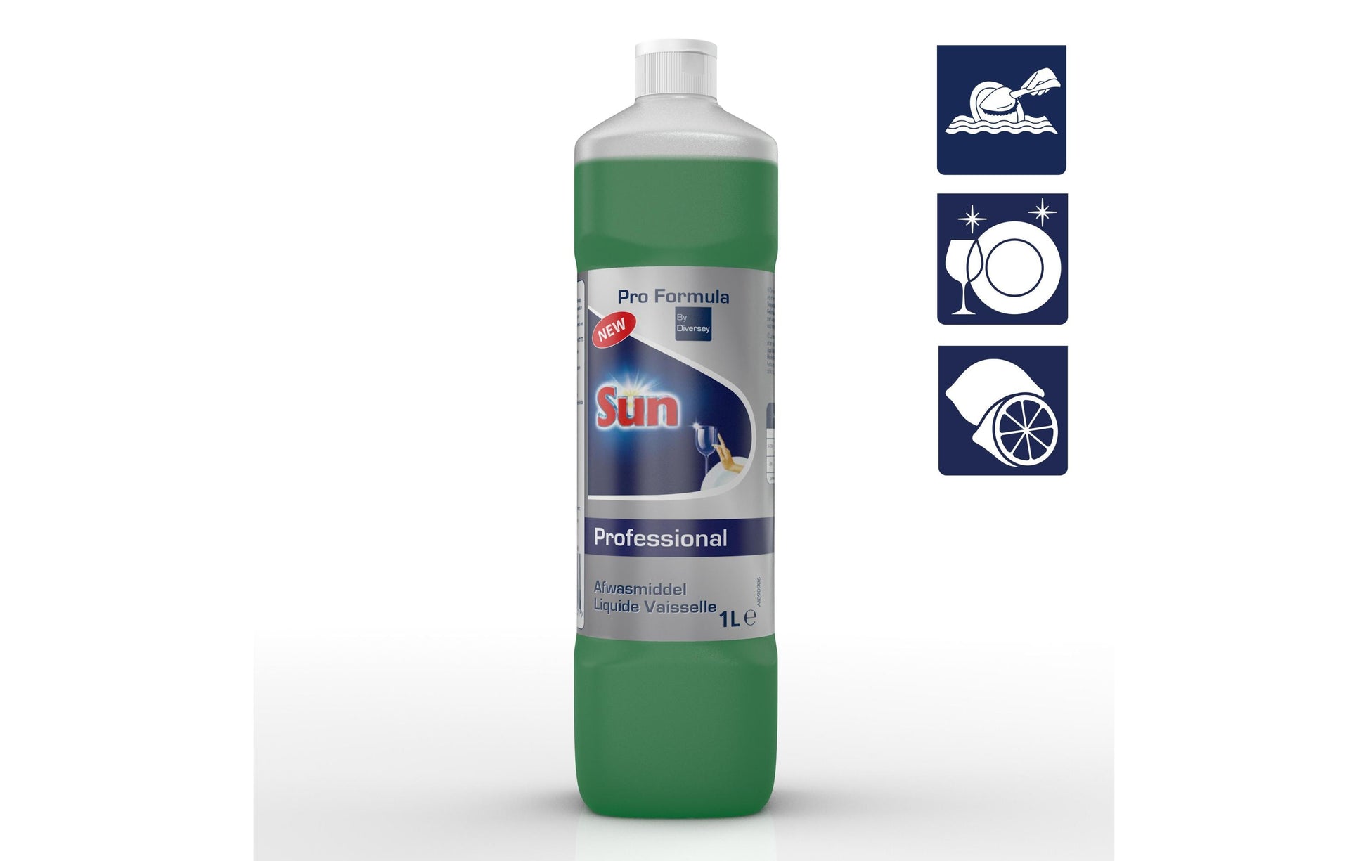 Sun Pro Formula Abwaschmittel Sensitiv – Zitrone – 1 l