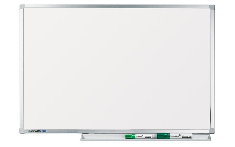 Legamaster Whiteboard – 200 × 100 cm, Emaille, magnetisch, Aluminiumrahmen, Wandmontage