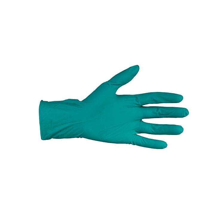 Ansell Einweghandschuhe Nitril, TouchNTuff 92-600 – Grösse M, 100 Stück – Grün, EN 1149-5