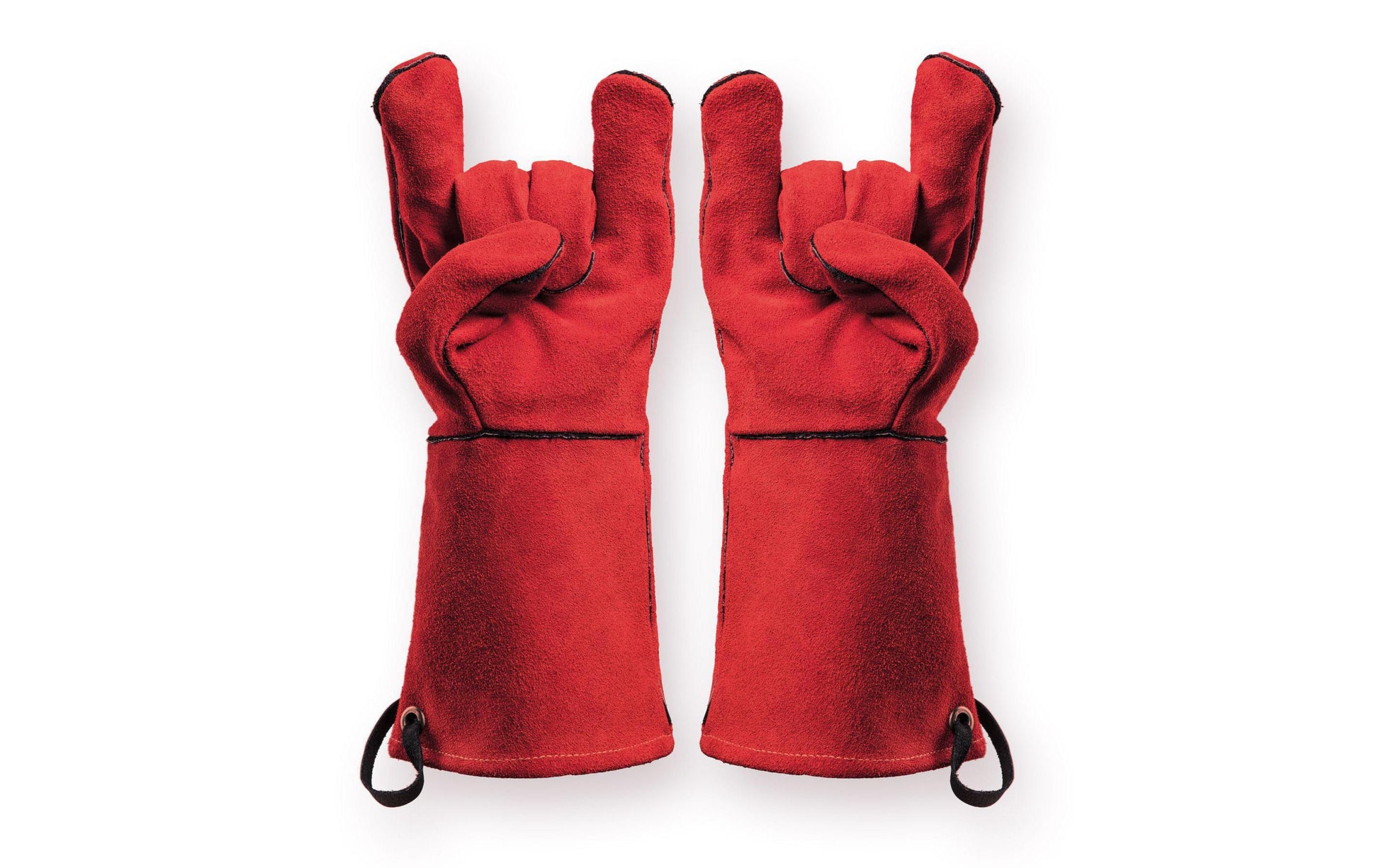 Feuermeister Arbeitshandschuhe G 3620 – Grösse 12 – Spaltleder, Kevlargarn – Rot