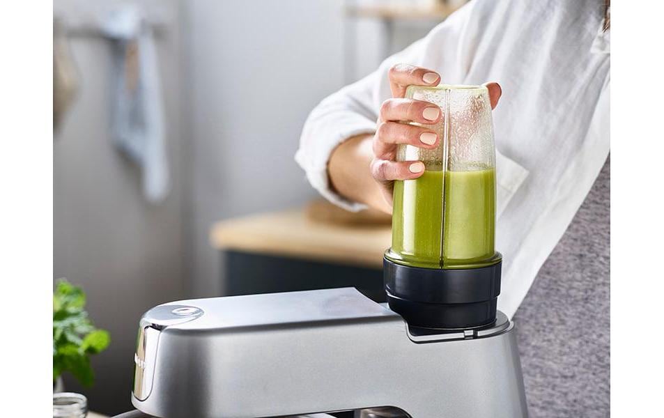 Kenwood Lebensmittelmühle KAH740PL – 600 ml, für Chef, Tritan, Grau