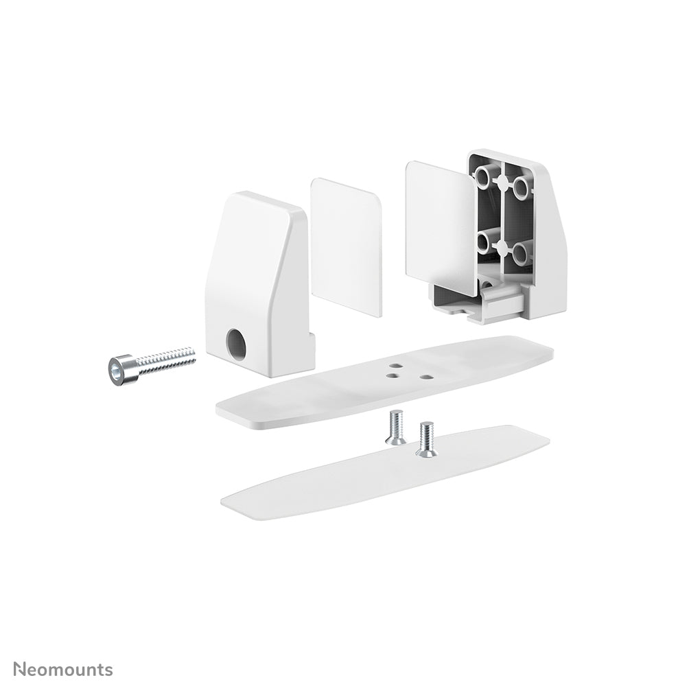 Neomounts Stiftschlaufe – Tischklemme, Aluminium, Weiss, 40 × 62 mm