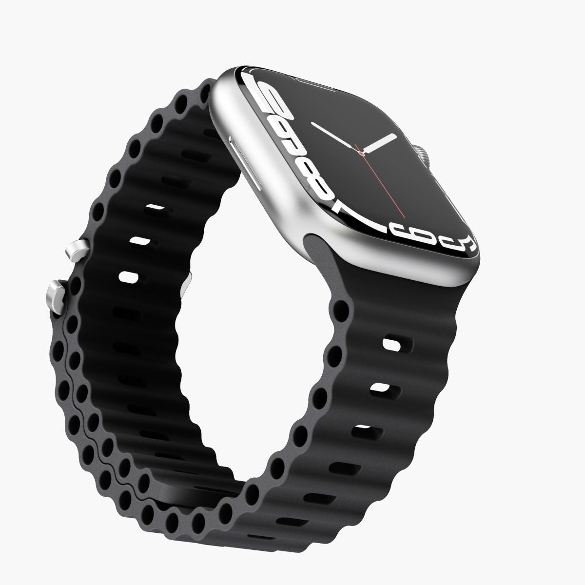 Vonmählen Wave Band 1 – Sportarmband Schwarz, für Apple Watch 40 mm, 41 mm, 42 mm