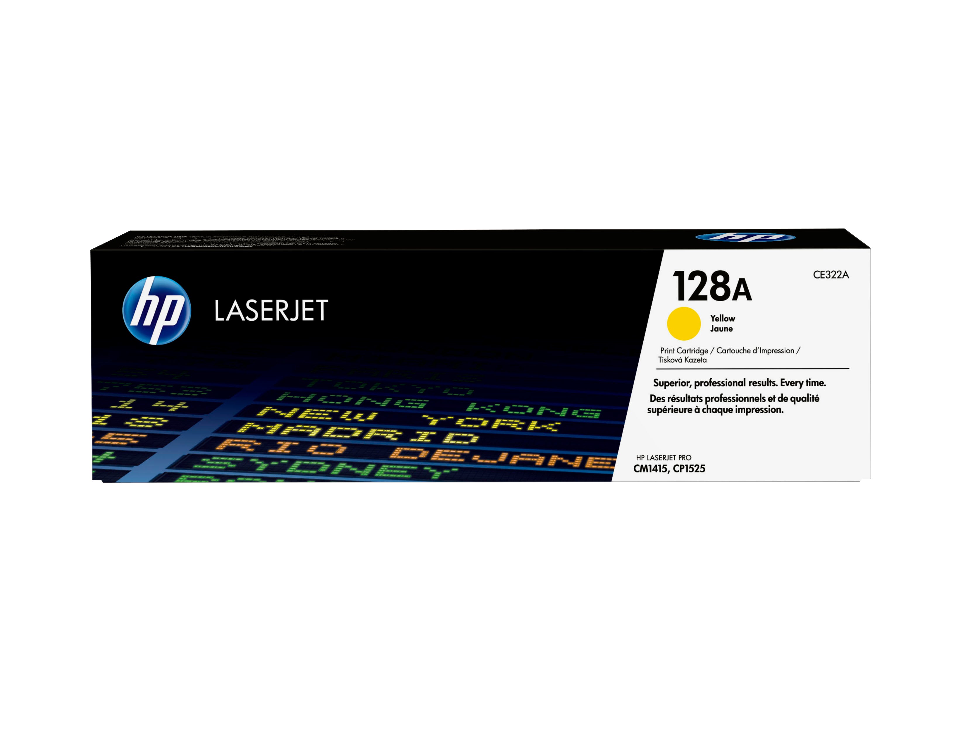 HP Toner 128A – gelb, 1300 Seiten – für Color LaserJet CP1525