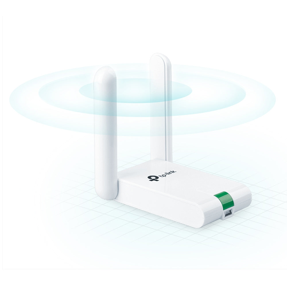 TP-Link TL-WN822N USB-WLAN-Adapter – Wi-Fi 4 (802.11n), bis 300 Mbit/s, 2,4 GHz, externe Antenne