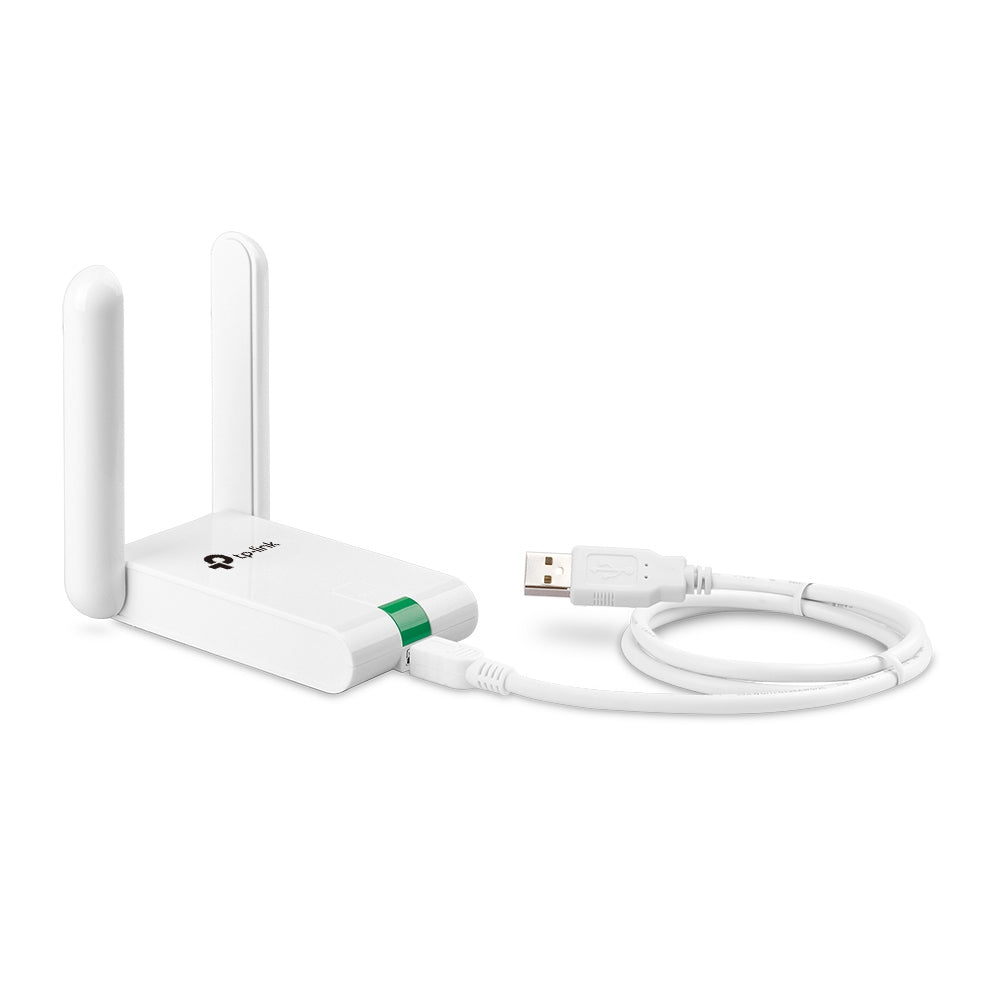 TP-Link TL-WN822N USB-WLAN-Adapter – Wi-Fi 4 (802.11n), bis 300 Mbit/s, 2,4 GHz, externe Antenne