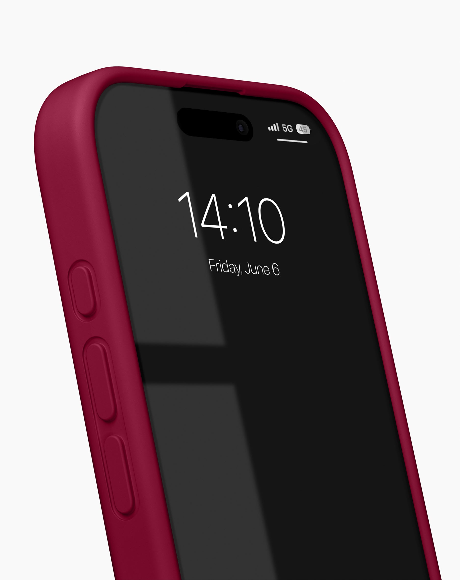 iDeal of Sweden Silikonhülle Rückcover – für Apple iPhone 16 Plus, Cranberry, bis 1,52 m sturzsicher