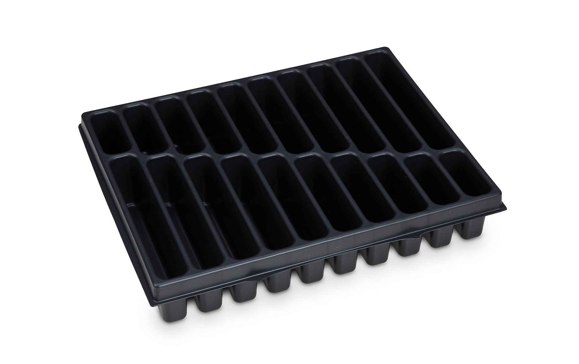 L-BOXX Kleinteileinsatz – 20-teilig, schwarz, Kunststoff, für i-BOXX 72