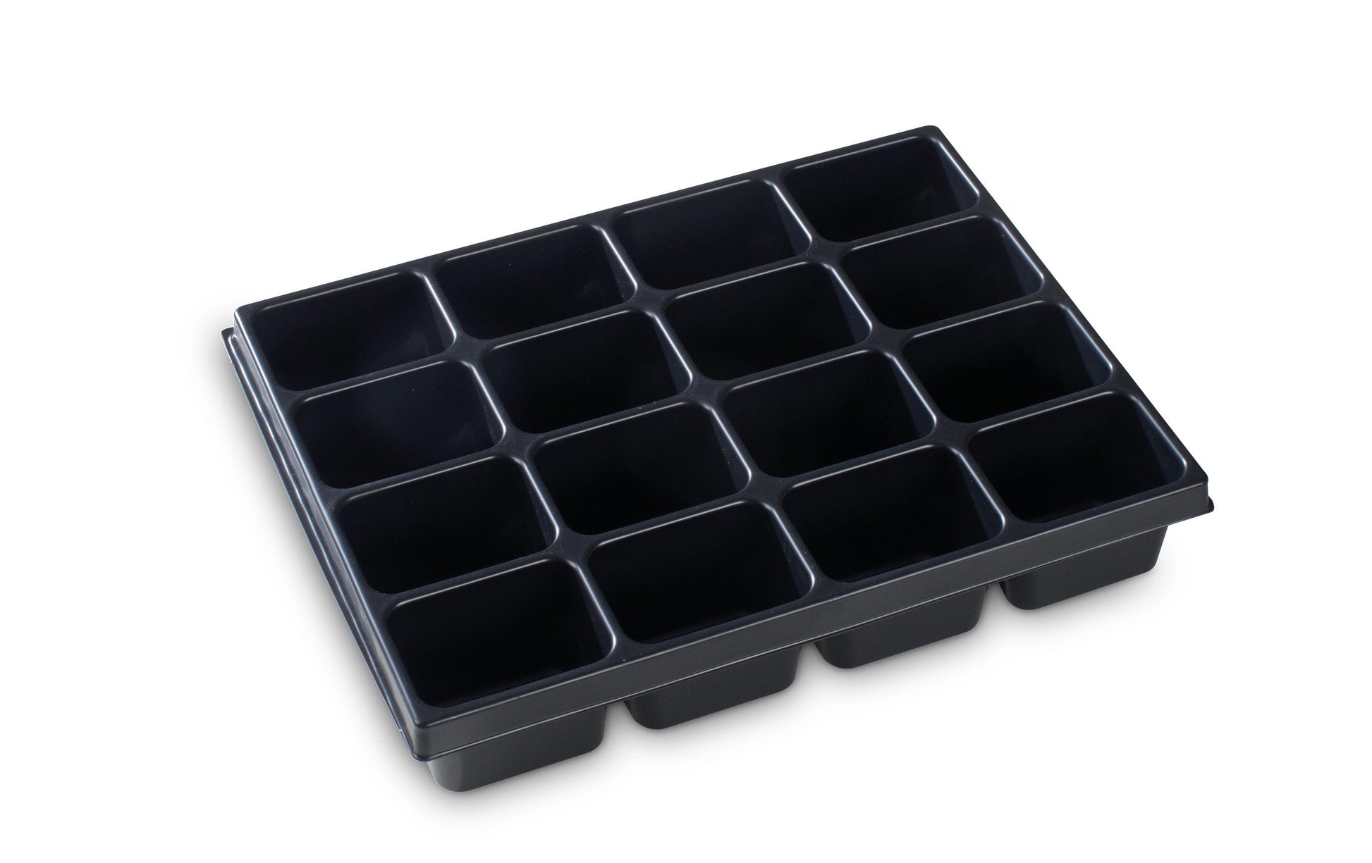 L-BOXX Kleinteileinsatz – schwarz, Kunststoff, für i-BOXX 72