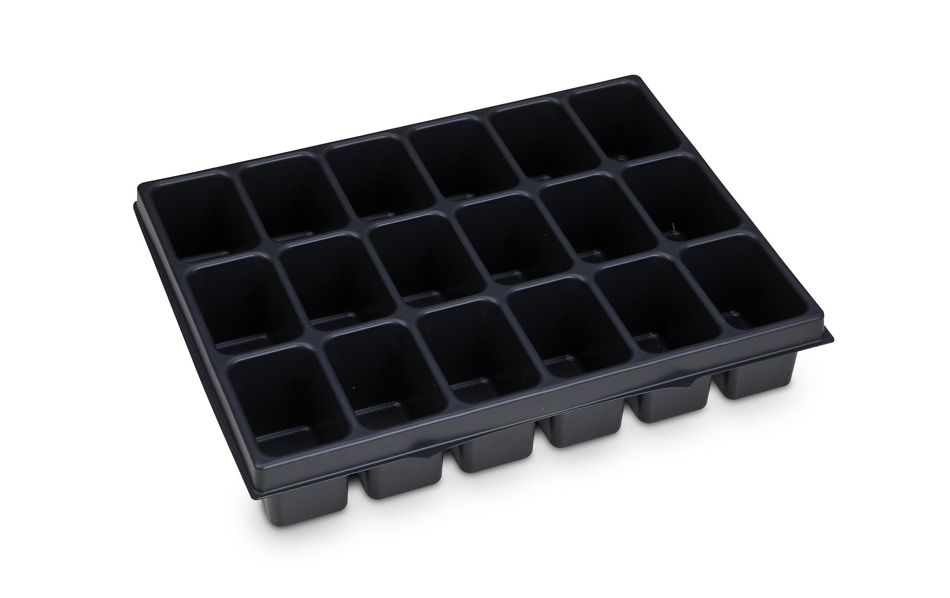 L-BOXX i-BOXX 72 Kleinteileinsatz 18 Mulden – Schwarz, Kunststoff, für i-BOXX 72