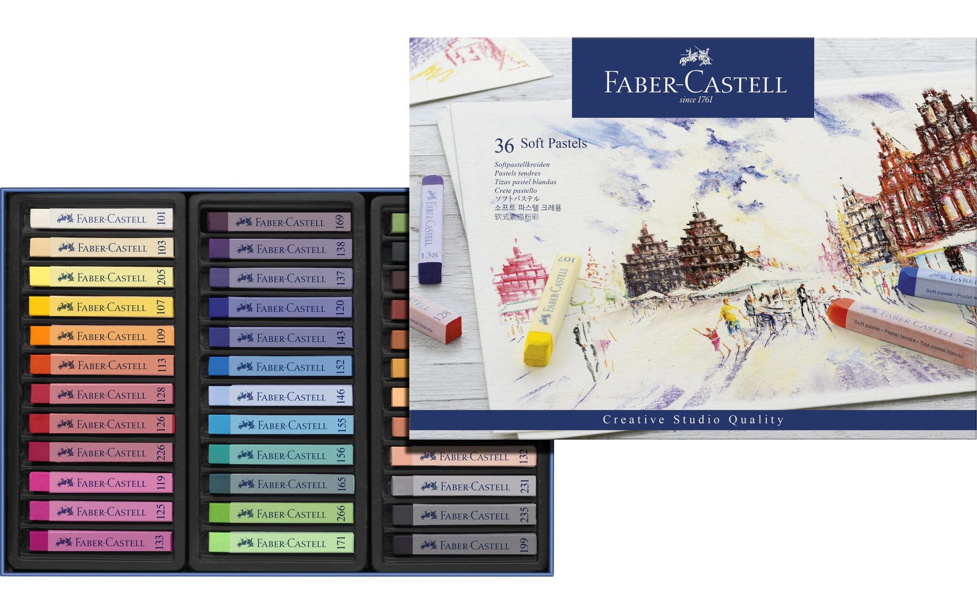 Faber-Castell Ölpastelle – weich – Set – 36 Farben