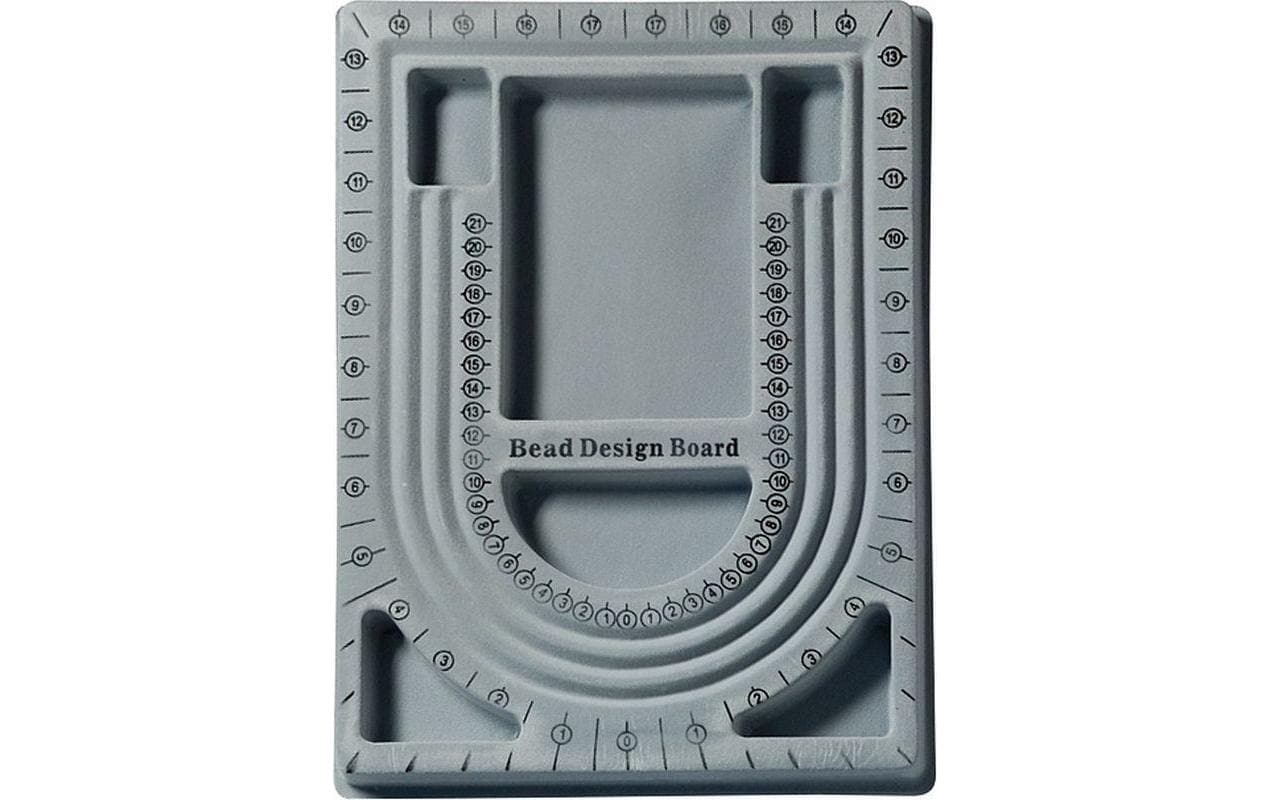 Knorr Prandell – Fädelmatte, Kunststoff, Grau, 23 × 33 cm