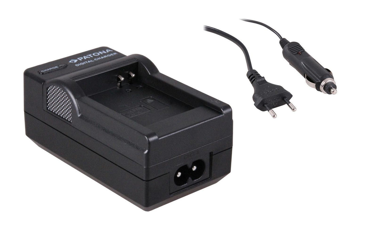 PATONA DMW-BCM13 Ladegerät – mit KFZ-Adapter – für Panasonic DMW-BCM13