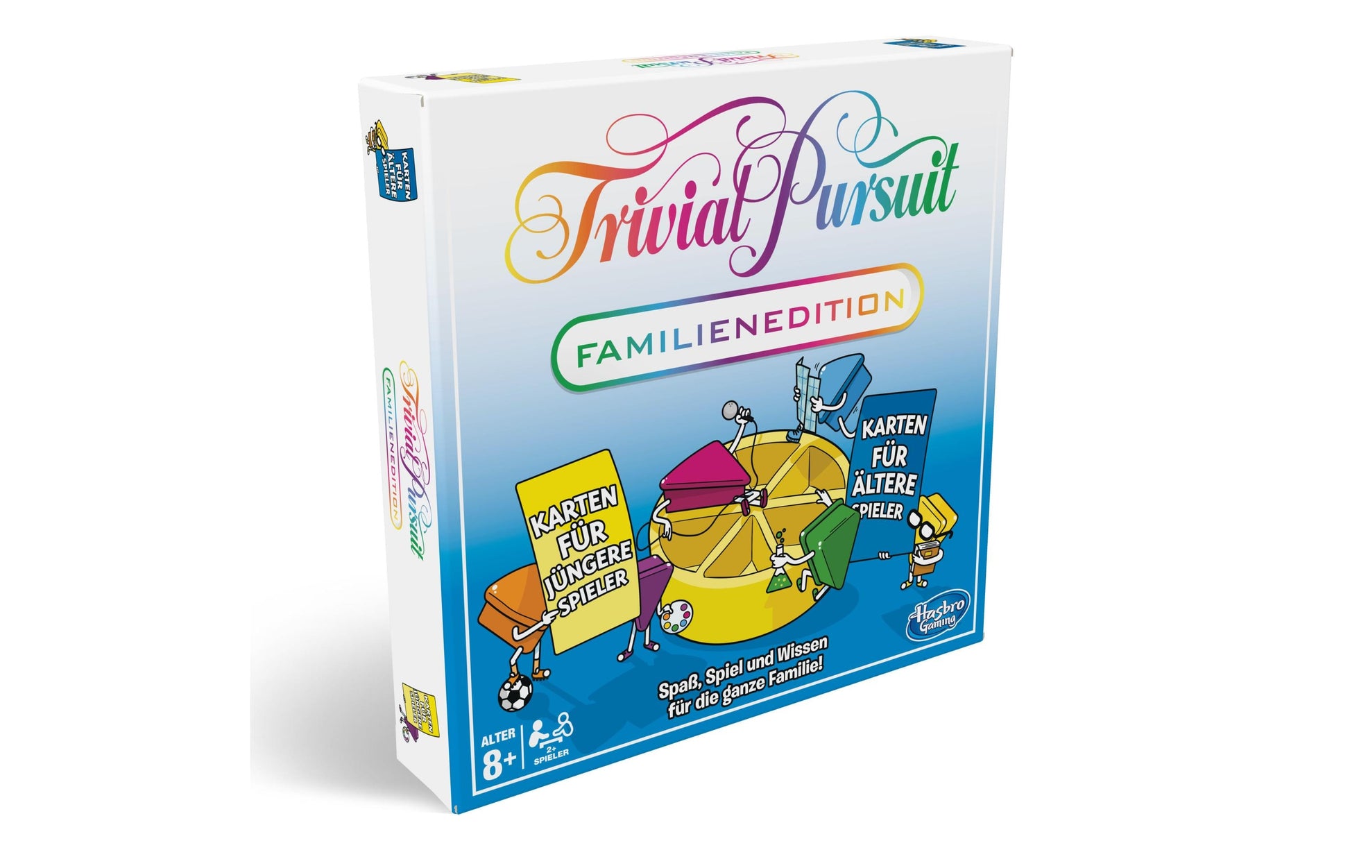 Hasbro Trivial Pursuit Familienausgabe – Quiz- & Wissensspiel, 2–6 Spieler, ab 8 Jahren, 45 Min., DE