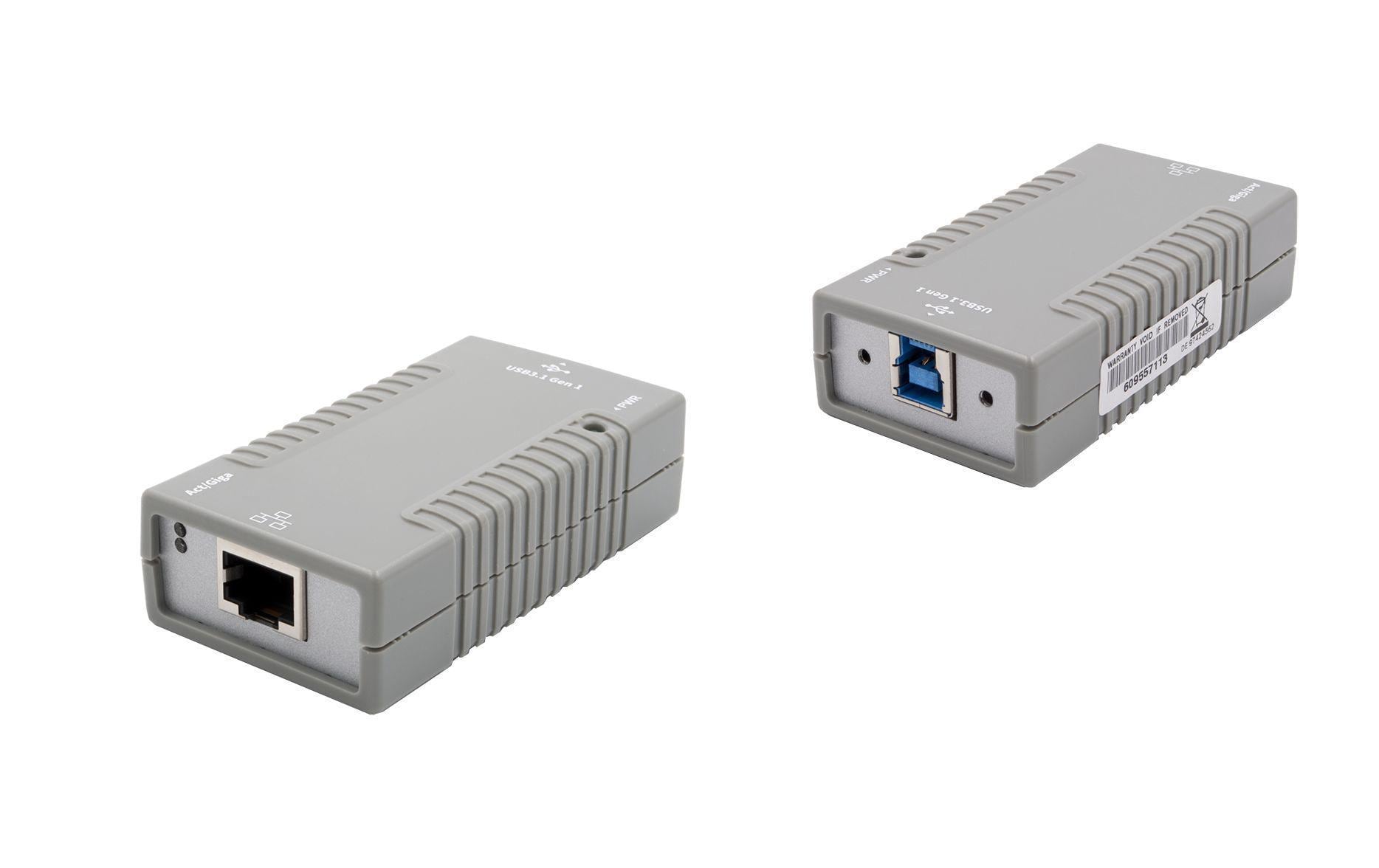 EXSYS EX-1321-4K Netzwerkadapter USB 3.2 Gen 1 zu RJ-45 – 1 Gbit/s, 4 kV optische Isolation, für Windows/Mac/Linux