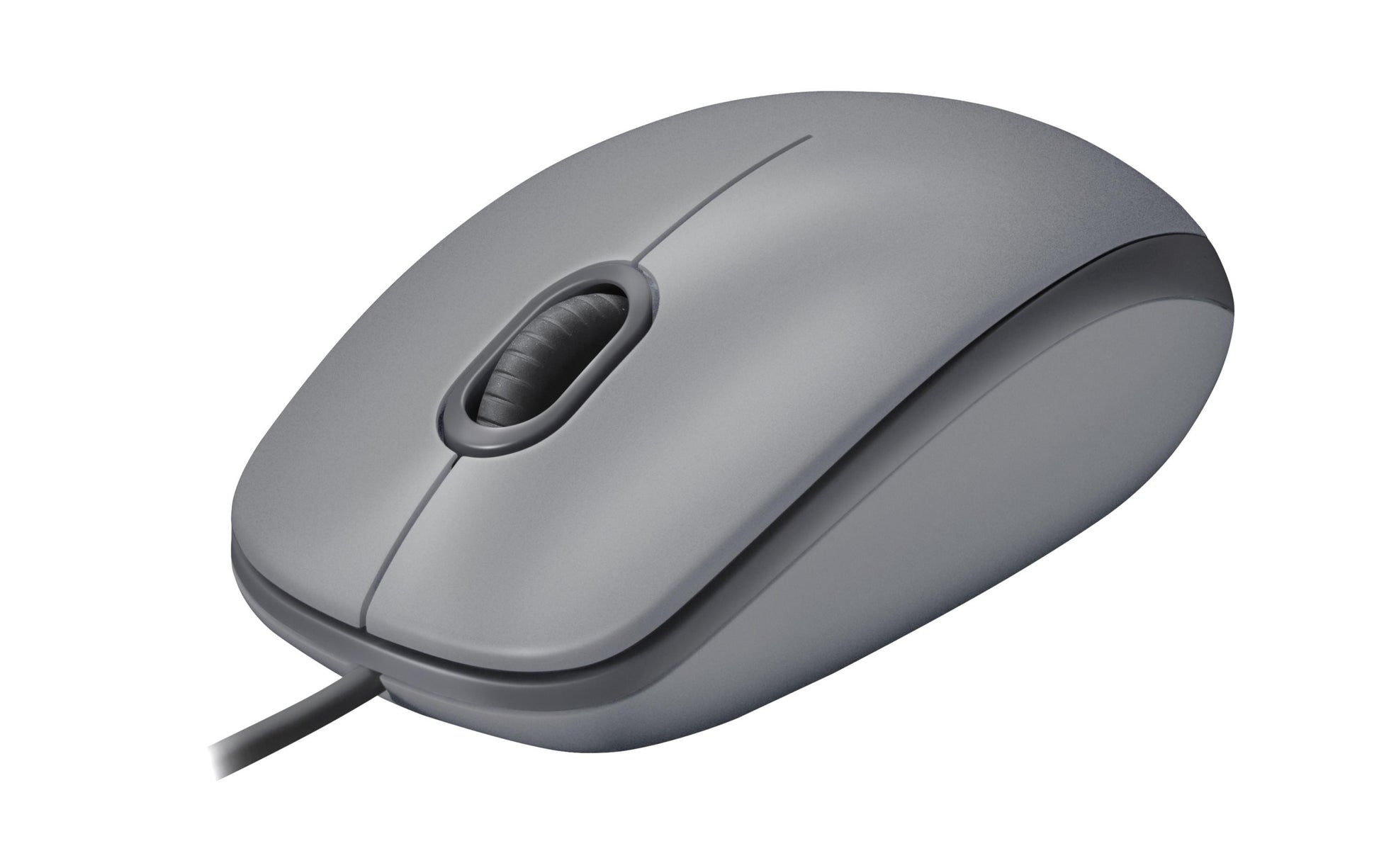 Logitech M110 Silent – Maus – Kabelgebunden (USB‑A), beidhändig, Graphit