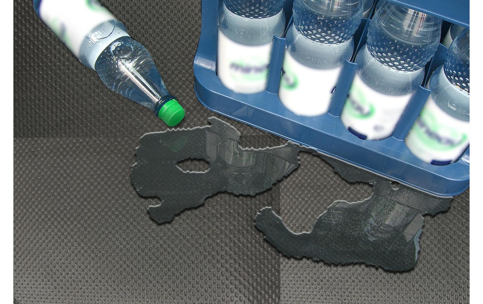 Petex Antirutsch-Kofferraummatte – für Kofferraum – 120 × 100 cm – grau, zuschneidbar