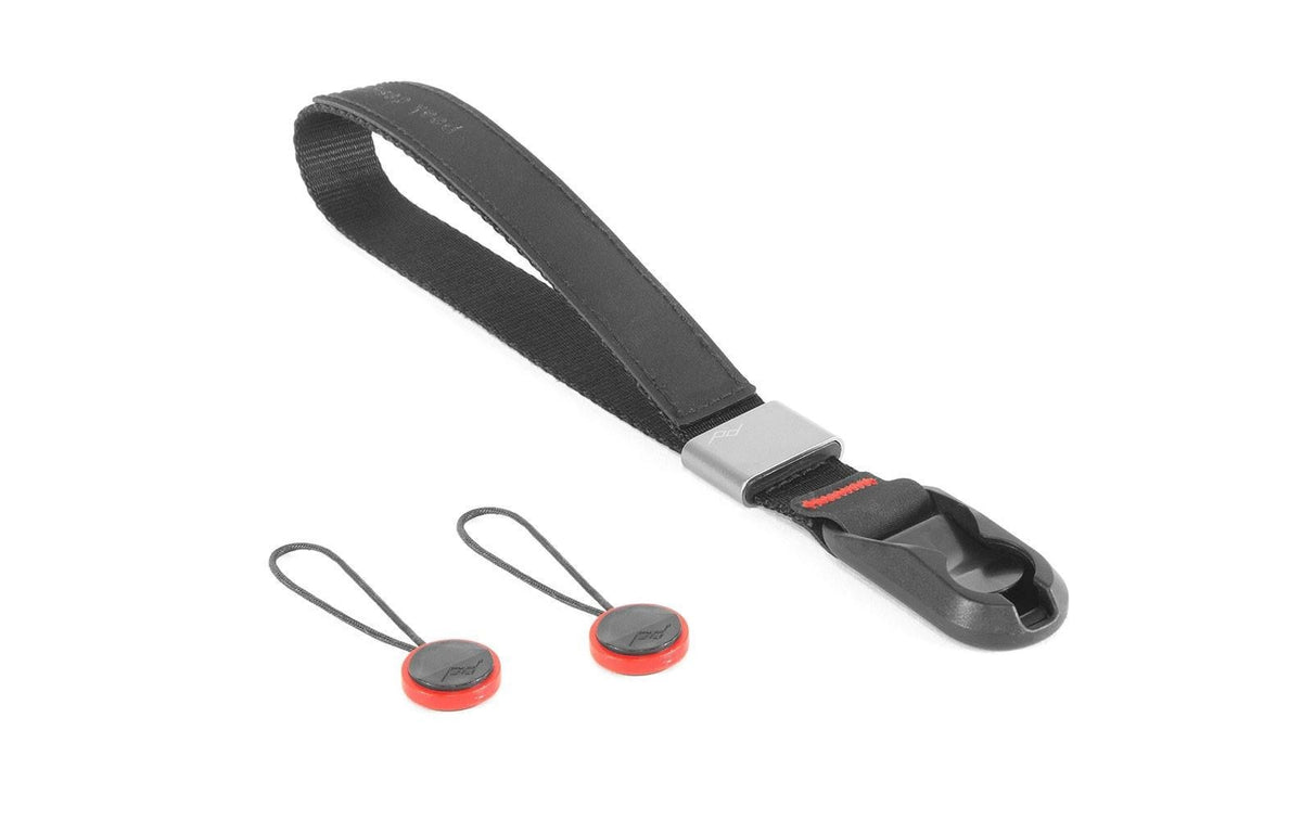 Peak Design Cuff Handgurt – Aluminium/Nylon, 30 × 165 × 60 mm – für Digitalkameras – Schwarz