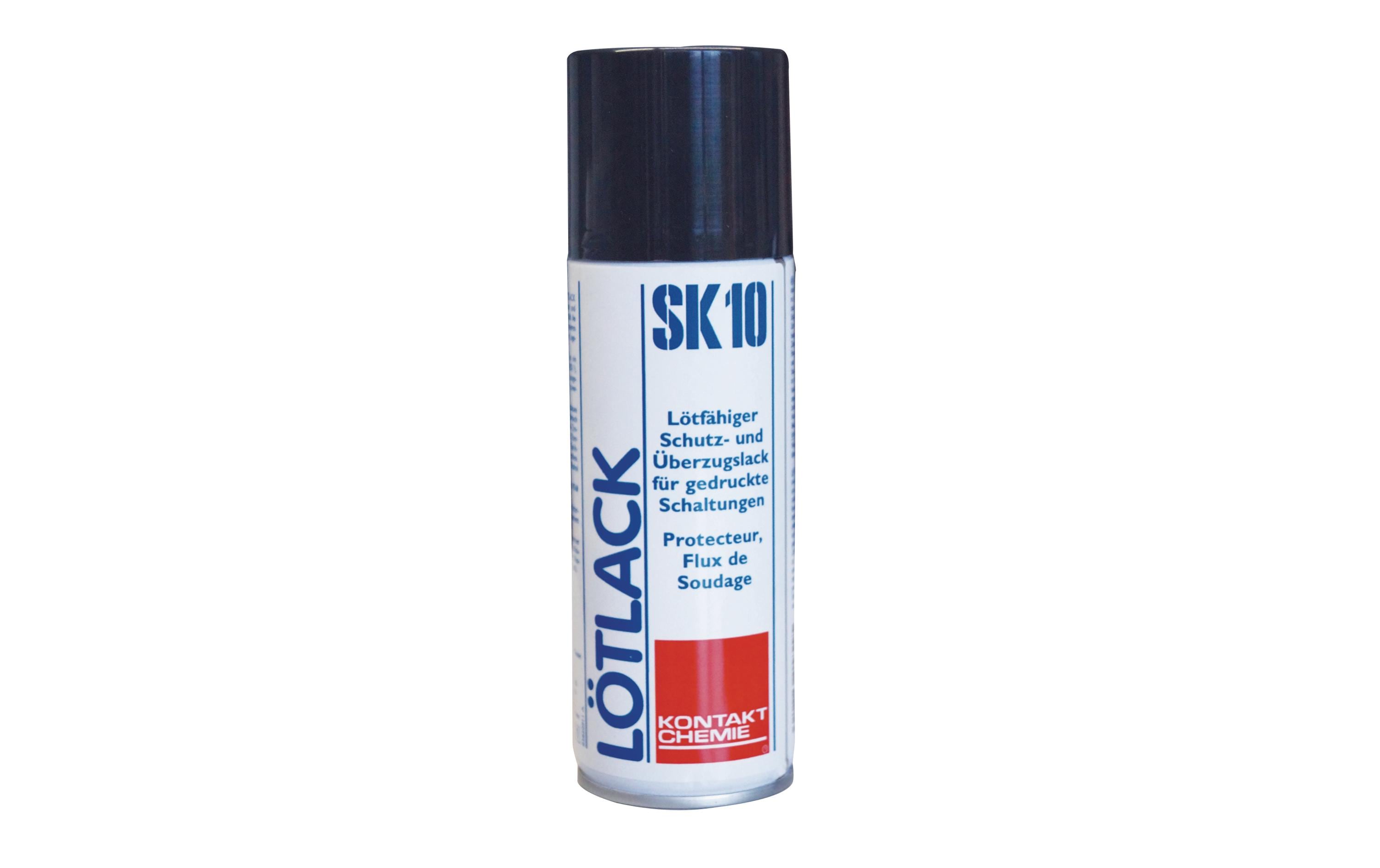 Kontakt Chemie Leiterplatten-Schutzlack LÖTLACK SK 10 – blau, durchscheinend – 200 ml
