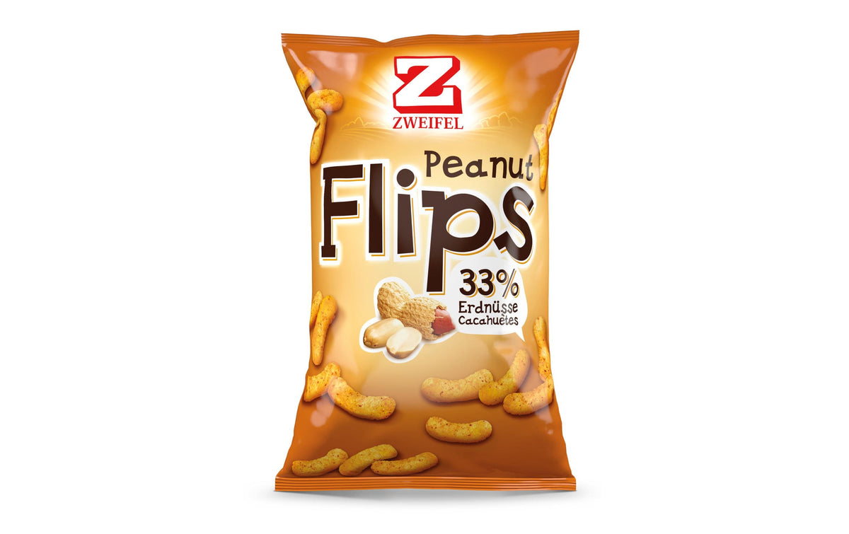 Zweifel Peanut Flips – Erdnuss, glutenfrei – 120 g