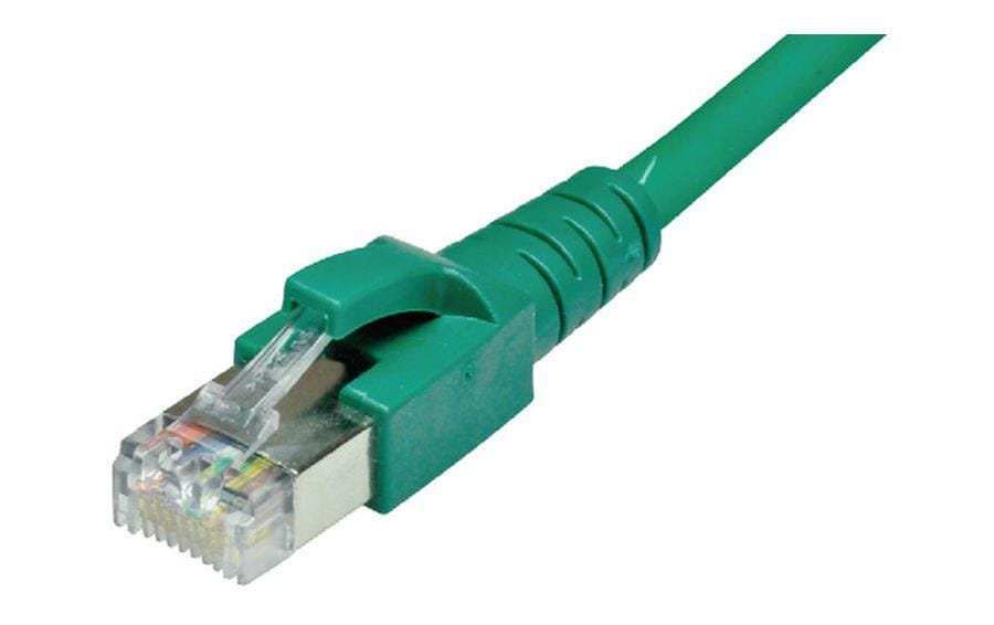 Dätwyler it infra Dätwyler Patchkabel – Cat 6A S/FTP, 1,5 m, Grün, LSZH, RJ-45