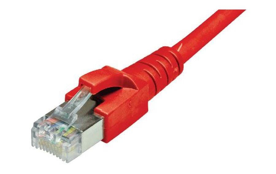 Dätwyler it infra Dätwyler Patchkabel – Cat 6A S/FTP, 2,5 m, Rot, LSZH, RJ-45