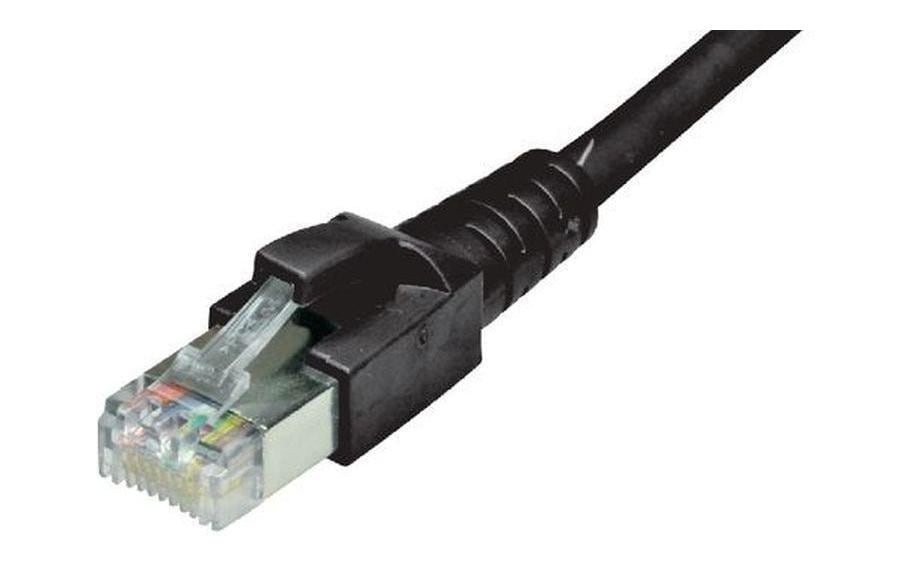 Dätwyler it infra Dätwyler Patchkabel – Cat 6A S/FTP, 4 m, schwarz, LSZH, RJ-45
