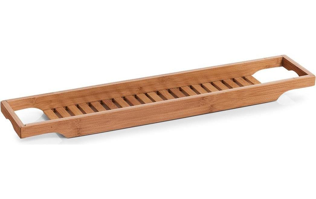 Zeller Present Badewannenablage – 70×14,3×4,5 cm, Holz, für Badewanne, Braun