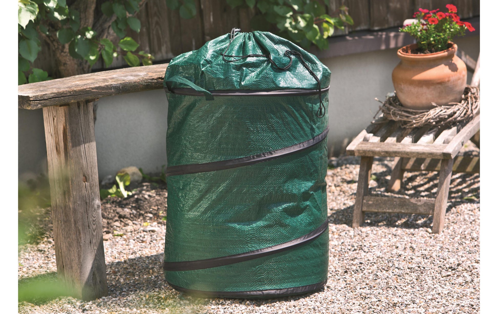 Windhager Mehrzweckbeutel – 120 l, grün, Ø 500 × 600 mm, 1 Stk