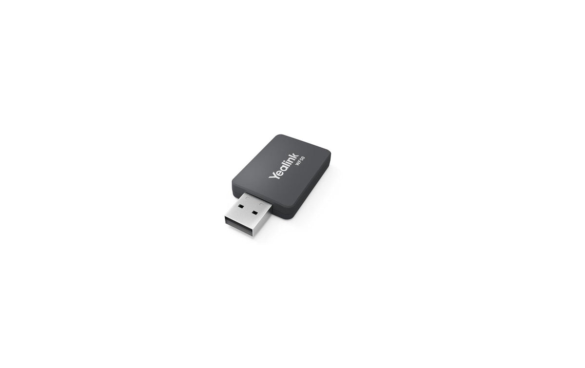 Yealink WF50 – USB-WLAN-Adapter – Wi-Fi 5 (802.11ac), Dual-Band (2,4/5 GHz), 433 Mbit/s, USB 2.0, Schwarz