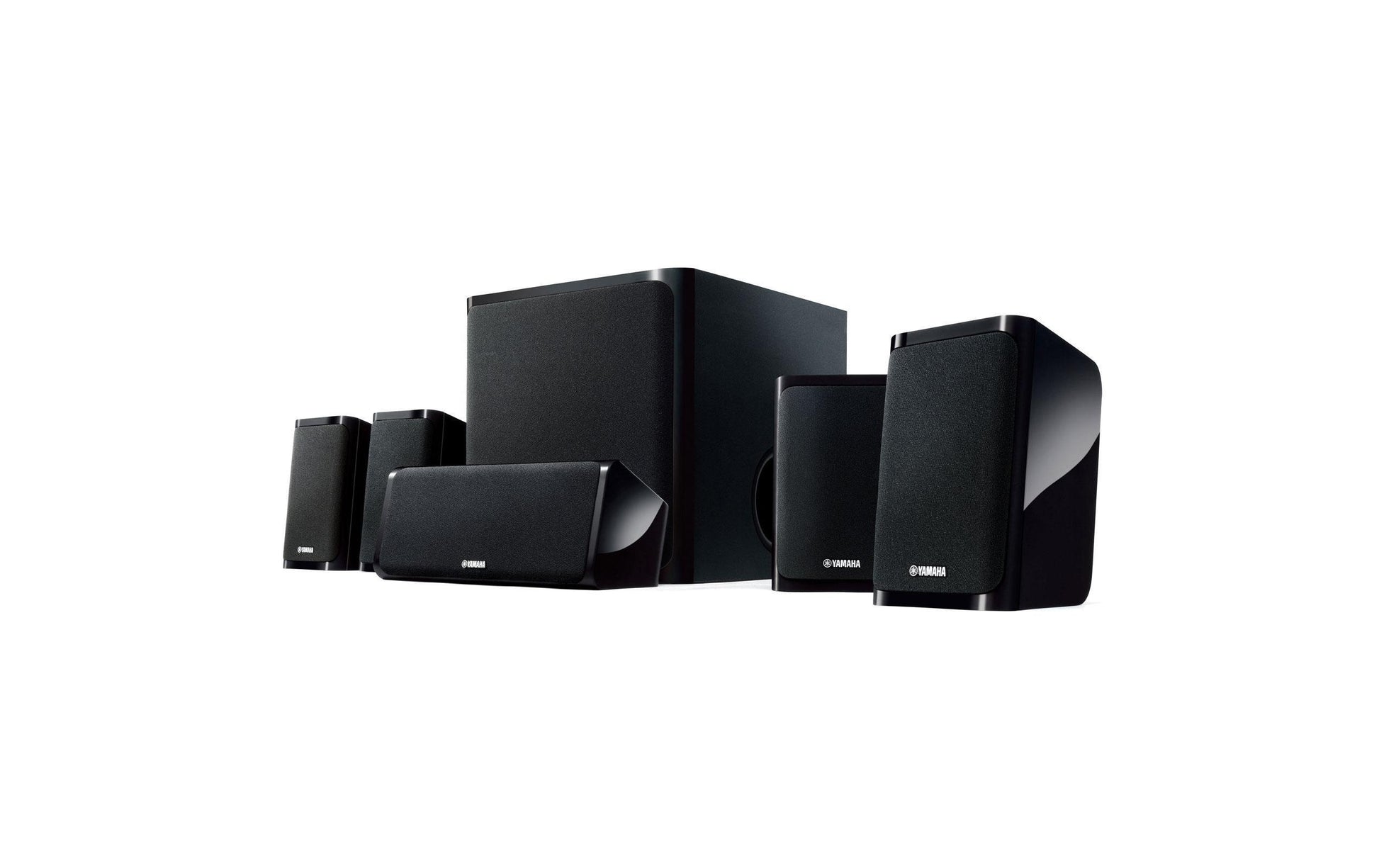 Yamaha NS-P 41, Set – Aktiv-Regallautsprecher – 5.1, Subwoofer 100 W, 7,9" Tieftöner, Schwarz