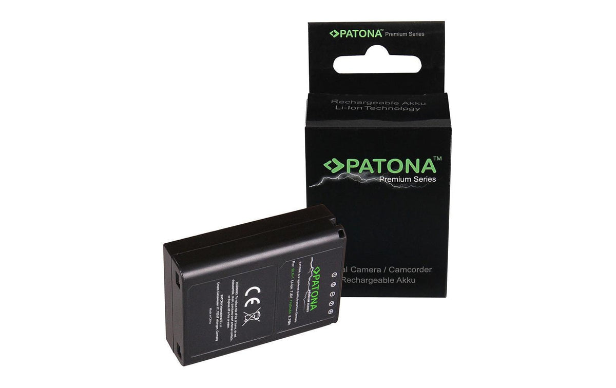 PATONA Premium Akku PS-BLN-1 – Li-Ion 1140 mAh, 7,6 V – für OM-D E-M1, E-M5, E-M5 Mark II und andere
