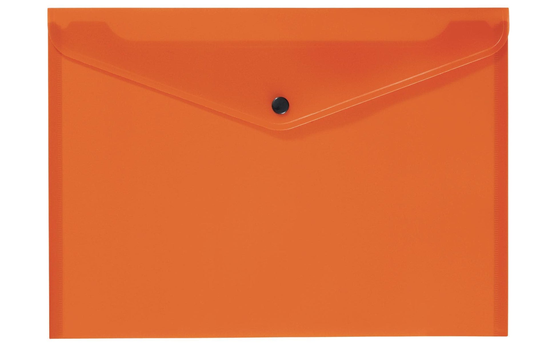 Kolma Sammelmappe für A4, Kunststoff, Orange, mit Druckknopfverschluss