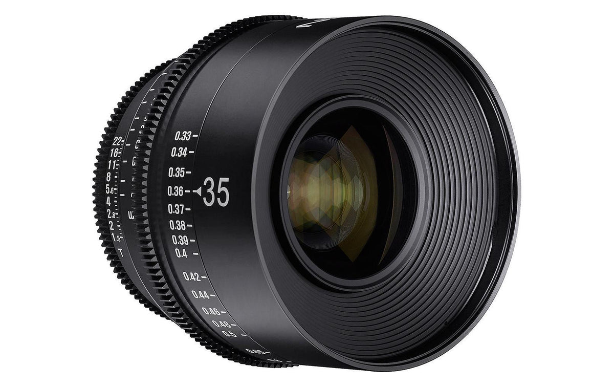 Samyang XEEN 35mm T1.5 FF Cine Objektiv – für Nikon F – Vollformat, manuell