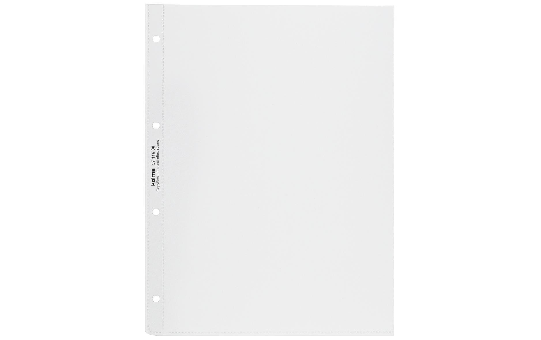Kolma Sichtmappe A4, Transparent, Kunststoff, 100 µm, 100er-Pack