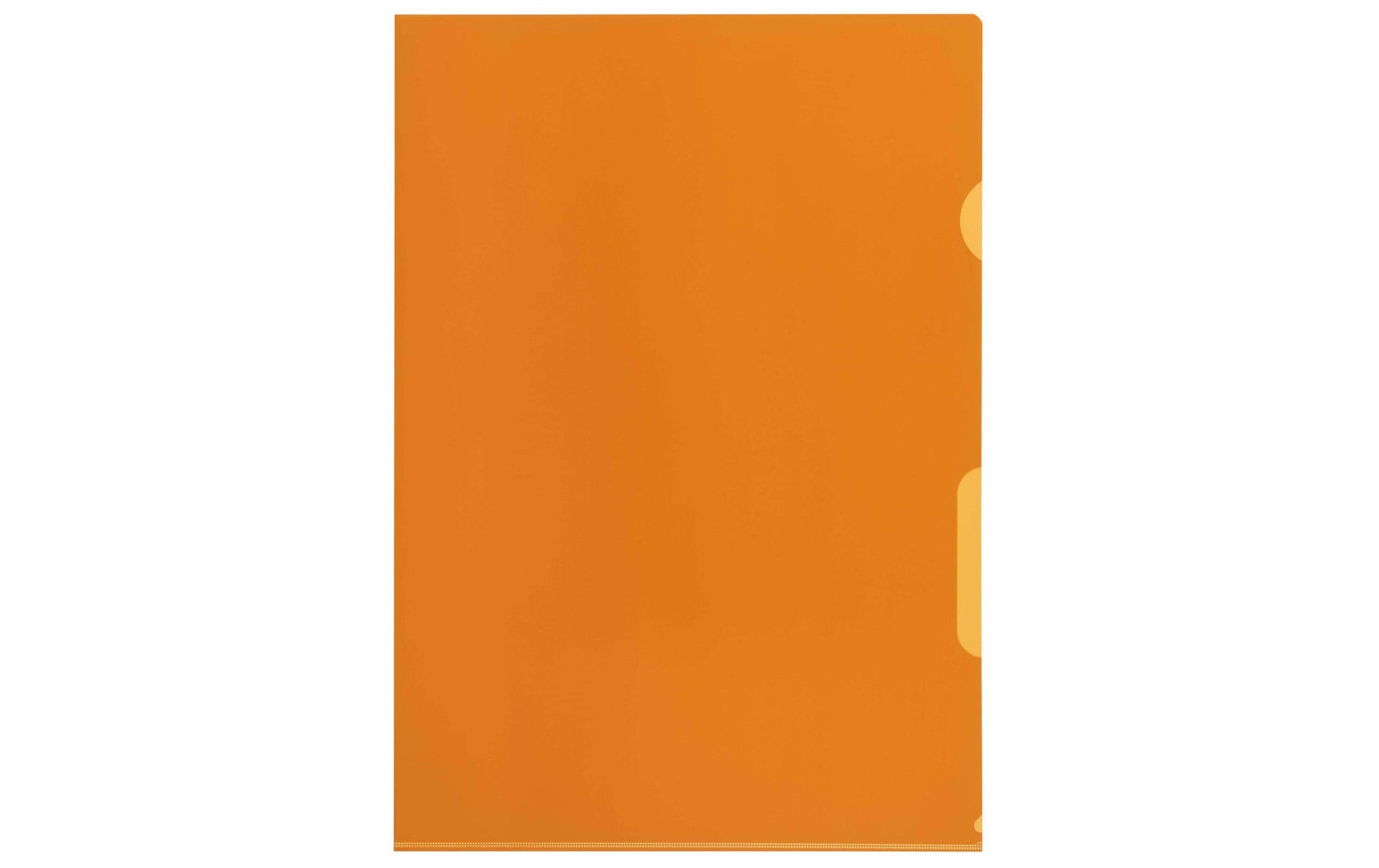 Kolma Sichtmappe A4 – Orange, Kunststoff, Matt, 120 µm, 100er-Pack