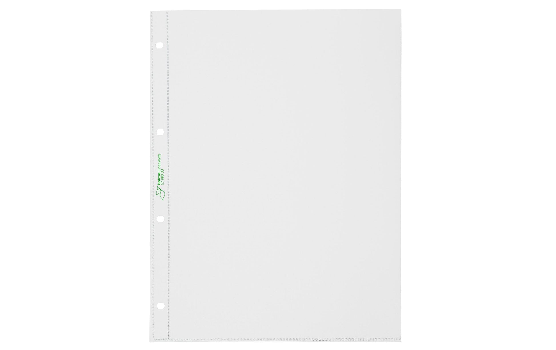 Kolma LineaVerde Sichtmappe A4 – transparent, Kunststoff, blendfrei, 90 µm, 100er-Pack