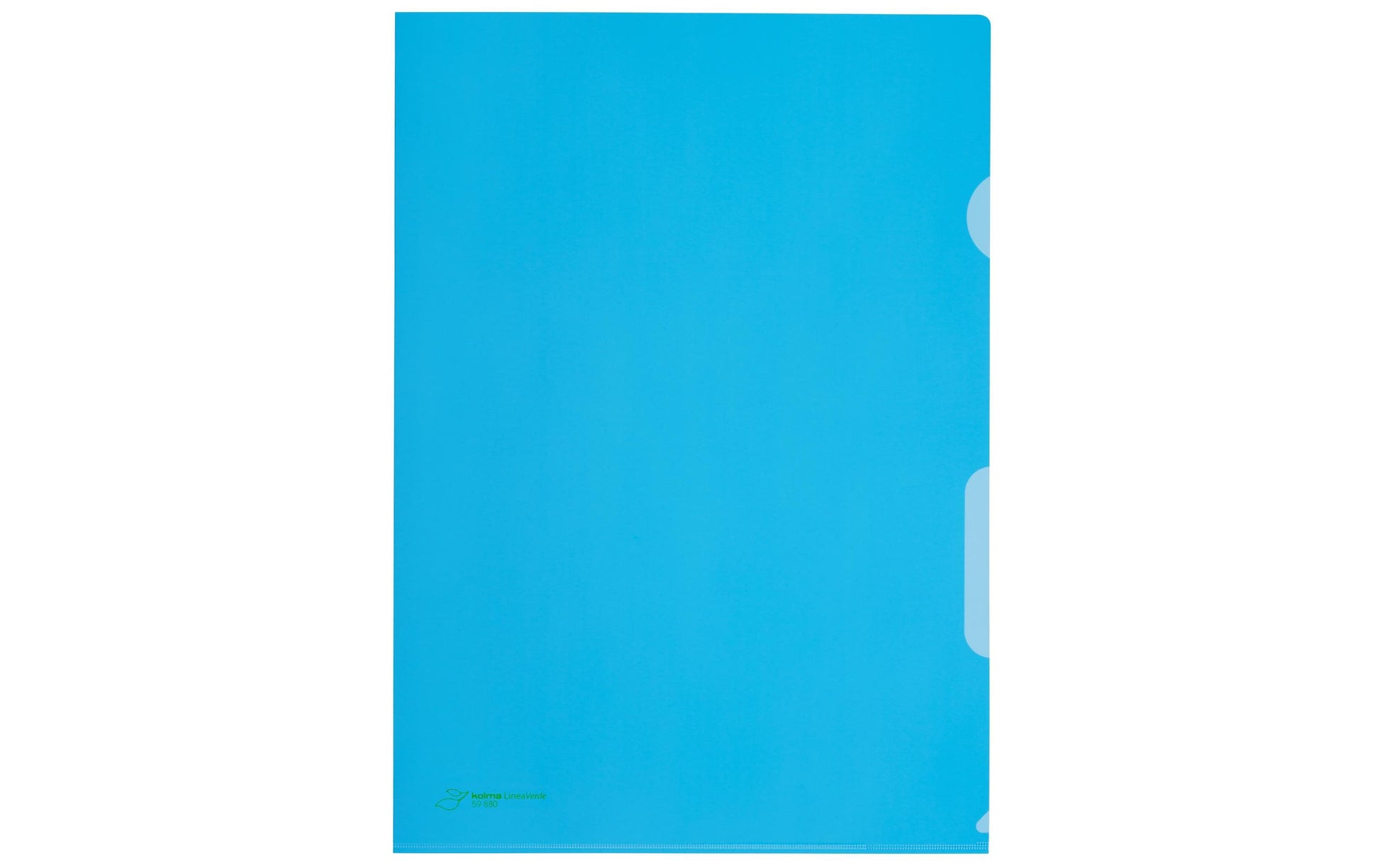 Kolma LineaVerde Sichtmappe A4 – Blau, Kunststoff, 90 µm, 100er-Pack