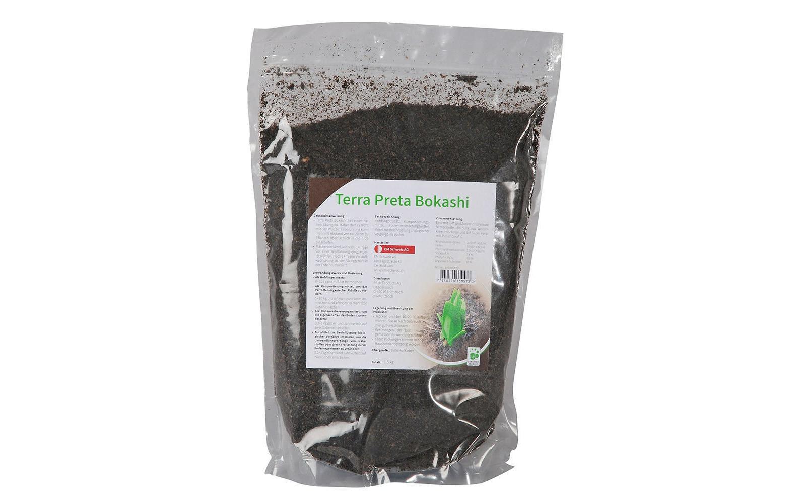 Bokashi Abfalleinsatz Terra Preta – 1,5 l
