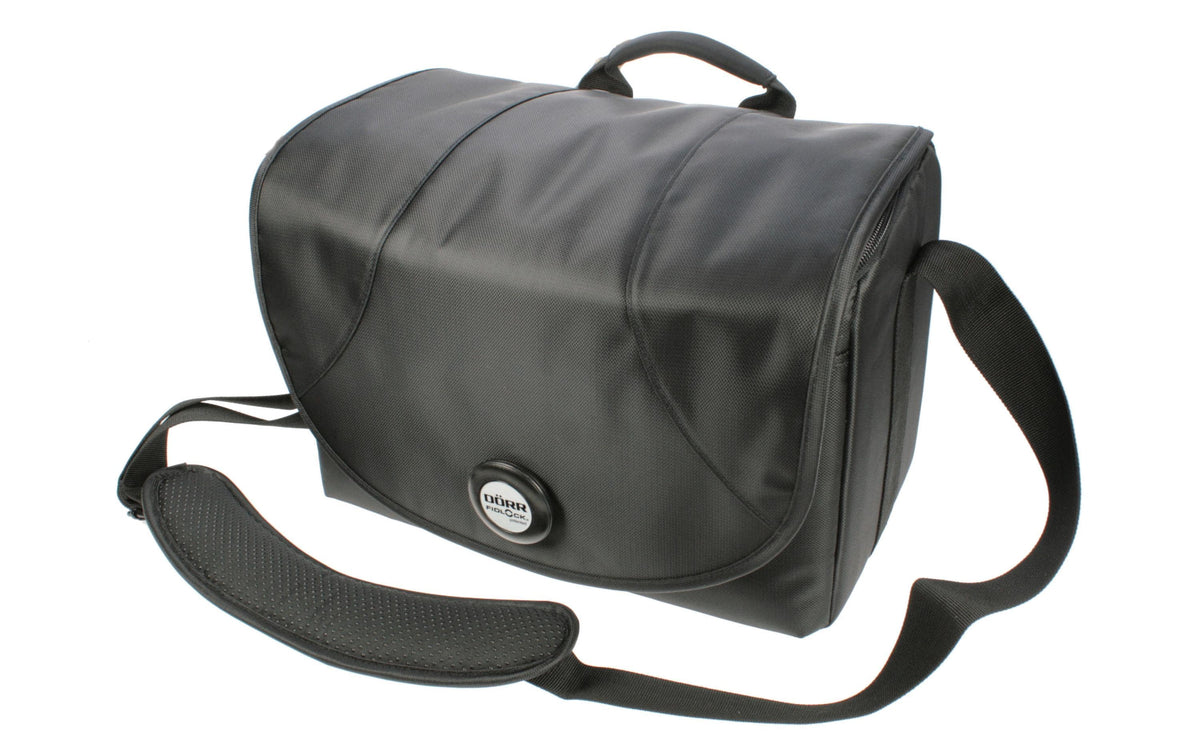 Dörr Fidlock grosse Kameratasche – Schultertasche, Innenmasse 300 × 200 × 160 mm – Schwarz