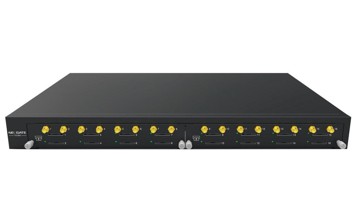 Yeastar TG1600 – GSM-VoIP Gateway, 16 Kanäle, Fast Ethernet, 2× RJ-45, 3G, für SIP/IAX2