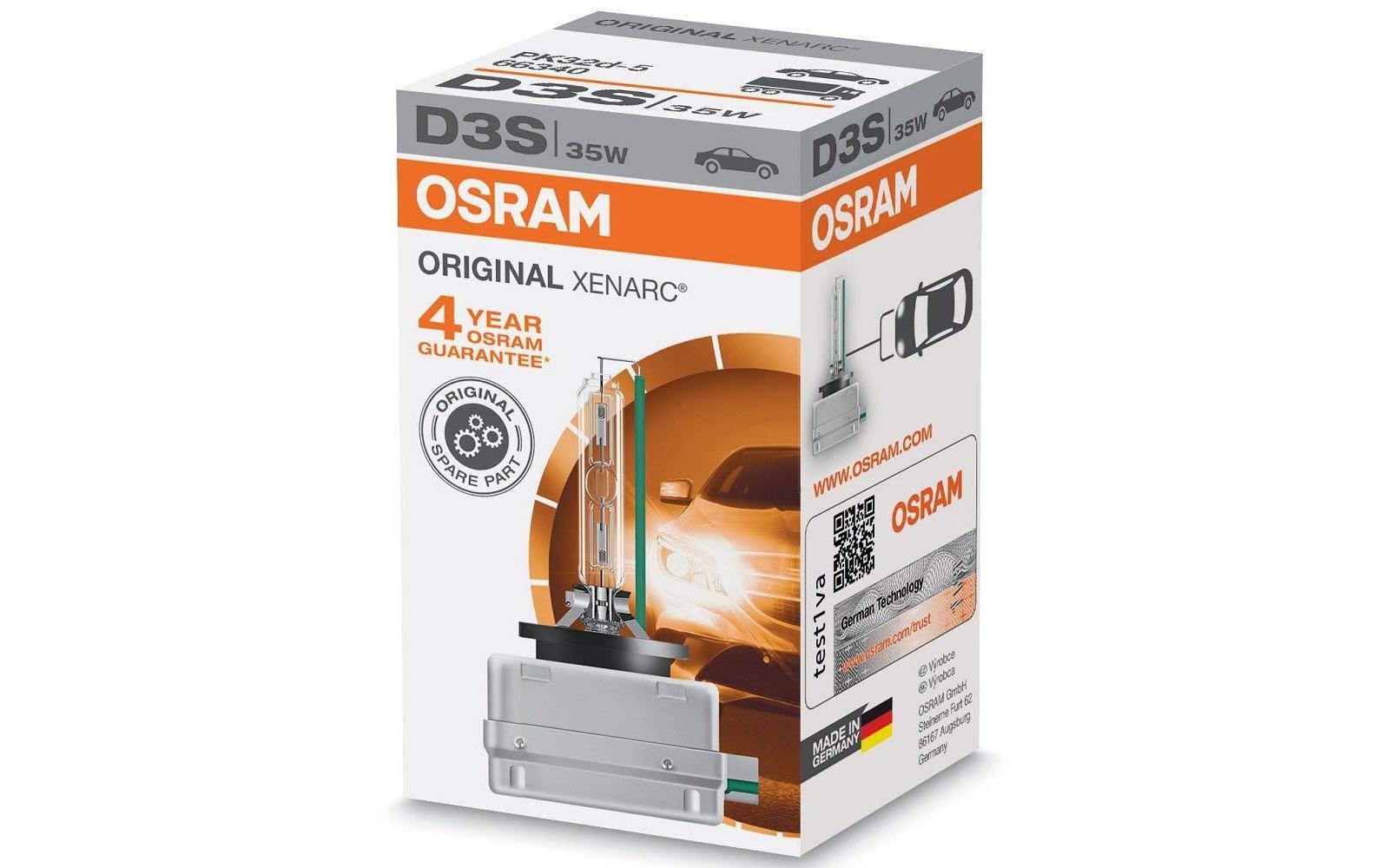 Osram Leuchtmittel D3S (PK32d-5) Xenarc – 3200 lm, 4300 K, 35 W
