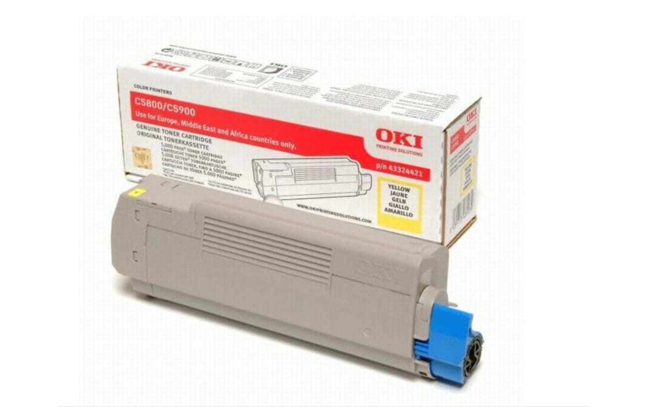 OKI Toner – Gelb, 5000 Seiten