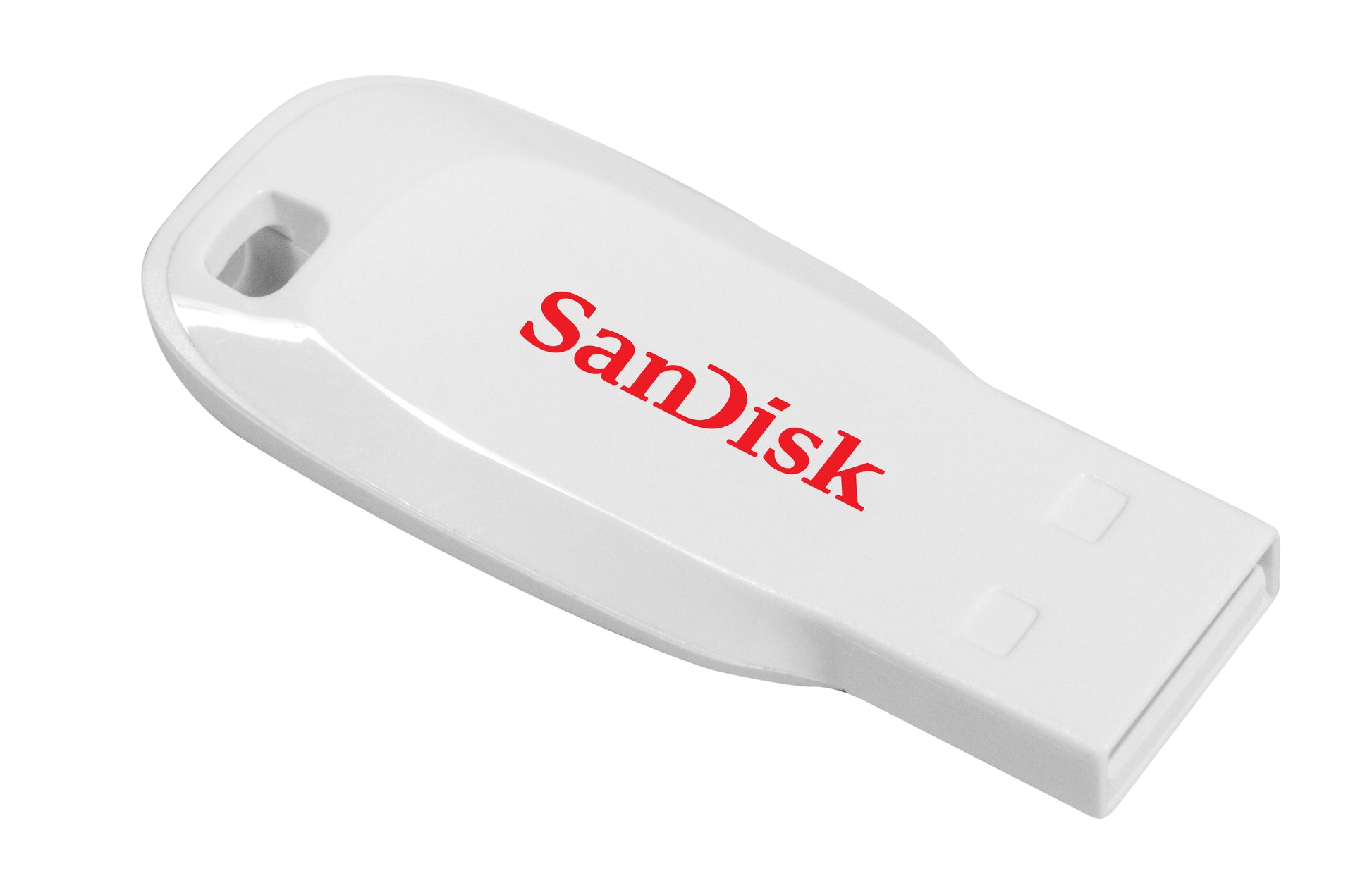 SanDisk Cruzer Blade – 16 GB, USB-A 2.0, Weiss, für Windows/Mac